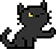 A pixel art icon of a cat